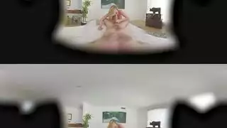 واقع افتراضي إباحي: قضيب هائل ينيك عاهرة روسية